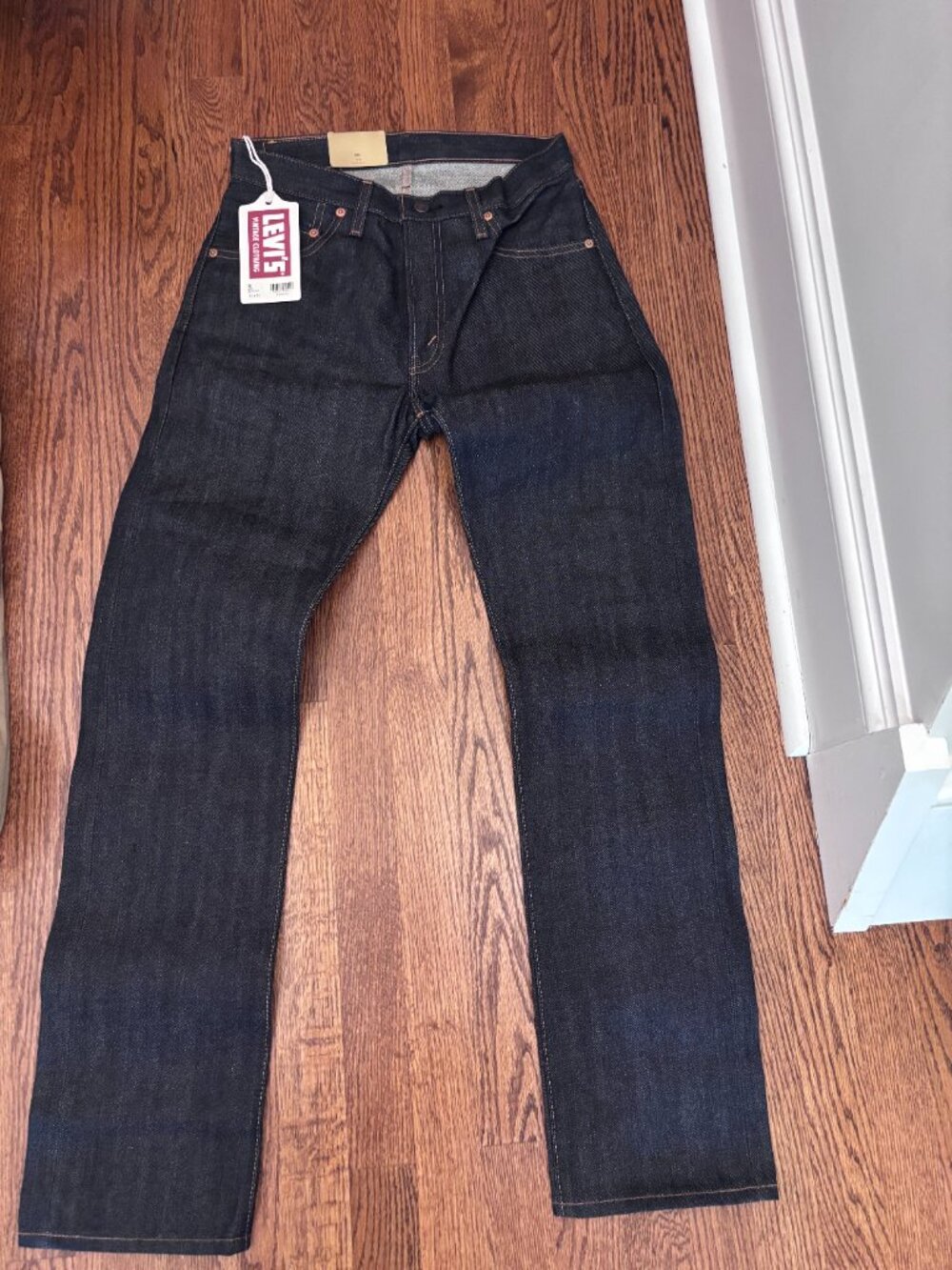 New Mens Levi's 505 1967 Selvedge Denim Jeans - 30W x 32L - Picture 2 of 4